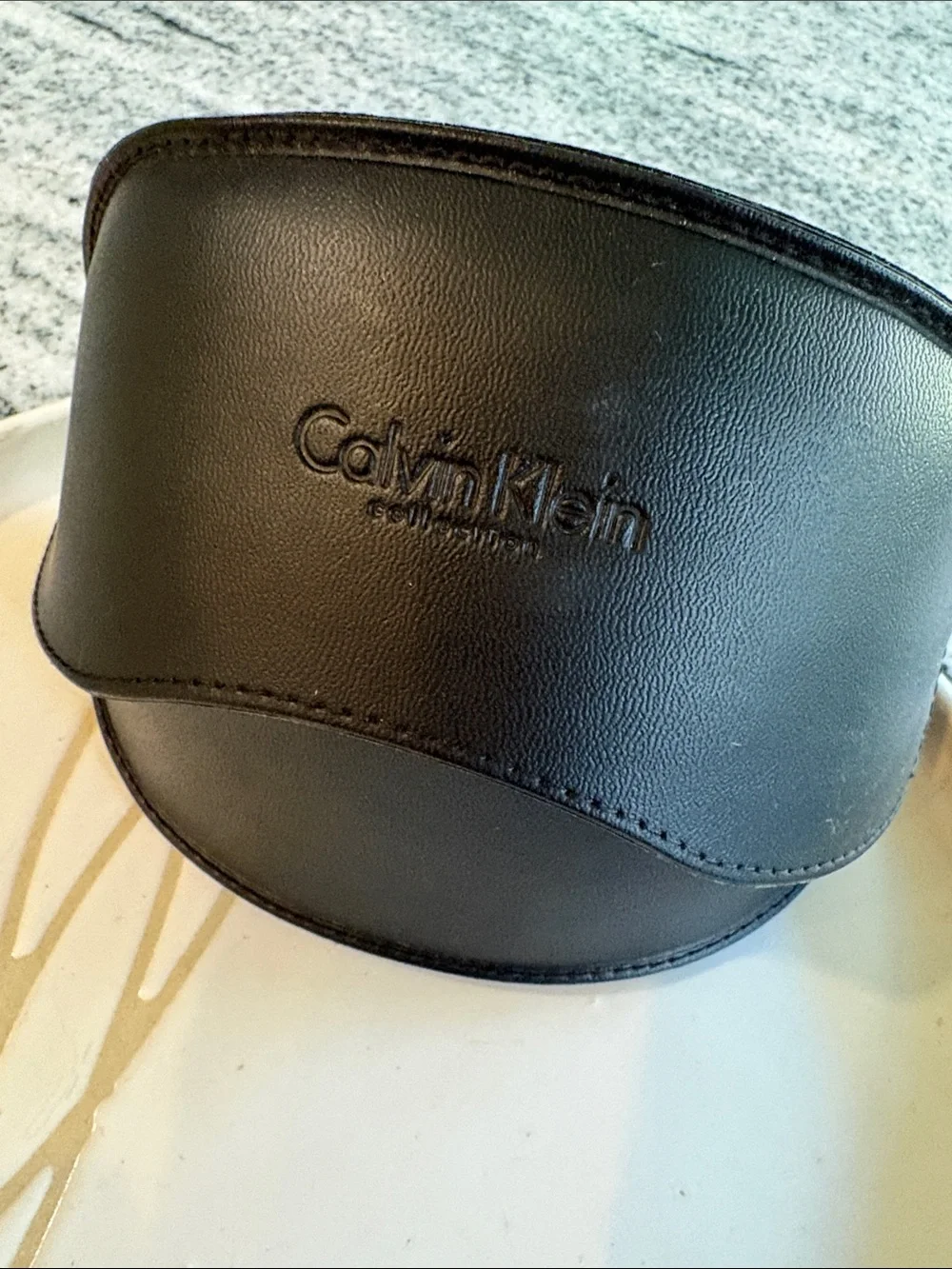 Calvin Klein rectangle tortoiseshell sunglasses
